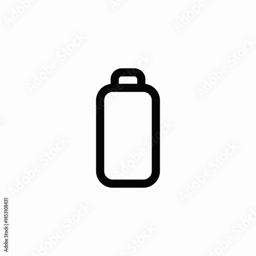 battery empty icon sign vector