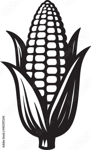 vector illustration of a corn