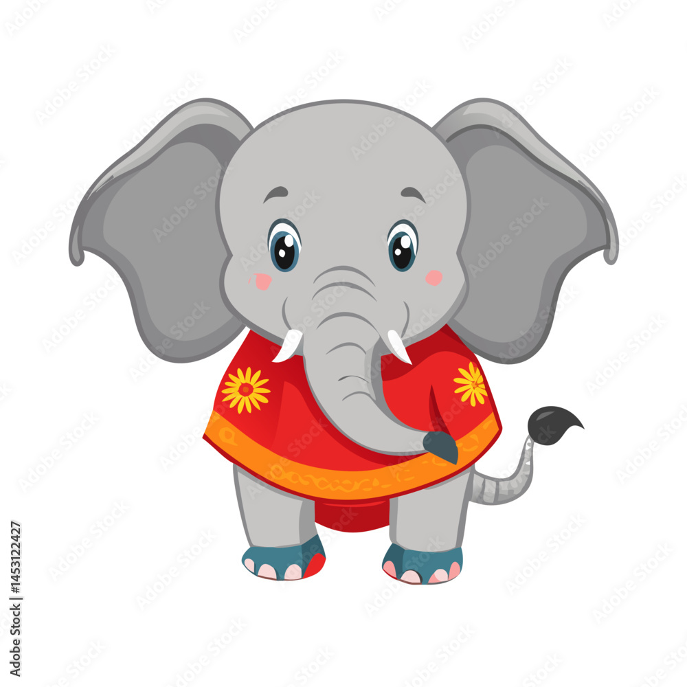 Fototapeta premium Elephant: The Majestic Giant of the Animal Kingdom