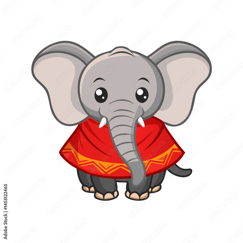 Naklejka premium Elephant: The Majestic Giant of the Animal Kingdom