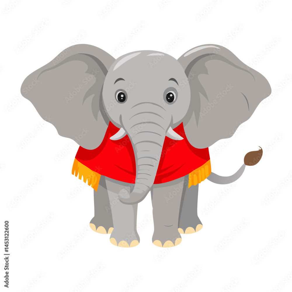 Fototapeta premium Elephant: The Majestic Giant of the Animal Kingdom