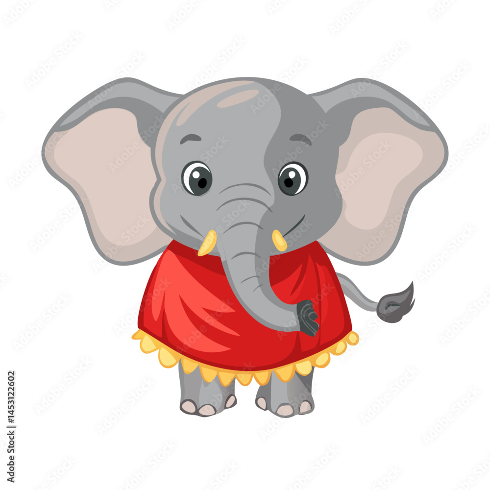 Naklejka premium Elephant: The Majestic Giant of the Animal Kingdom