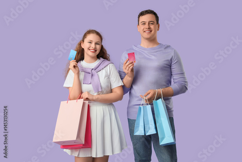 Beautiful young couple with...