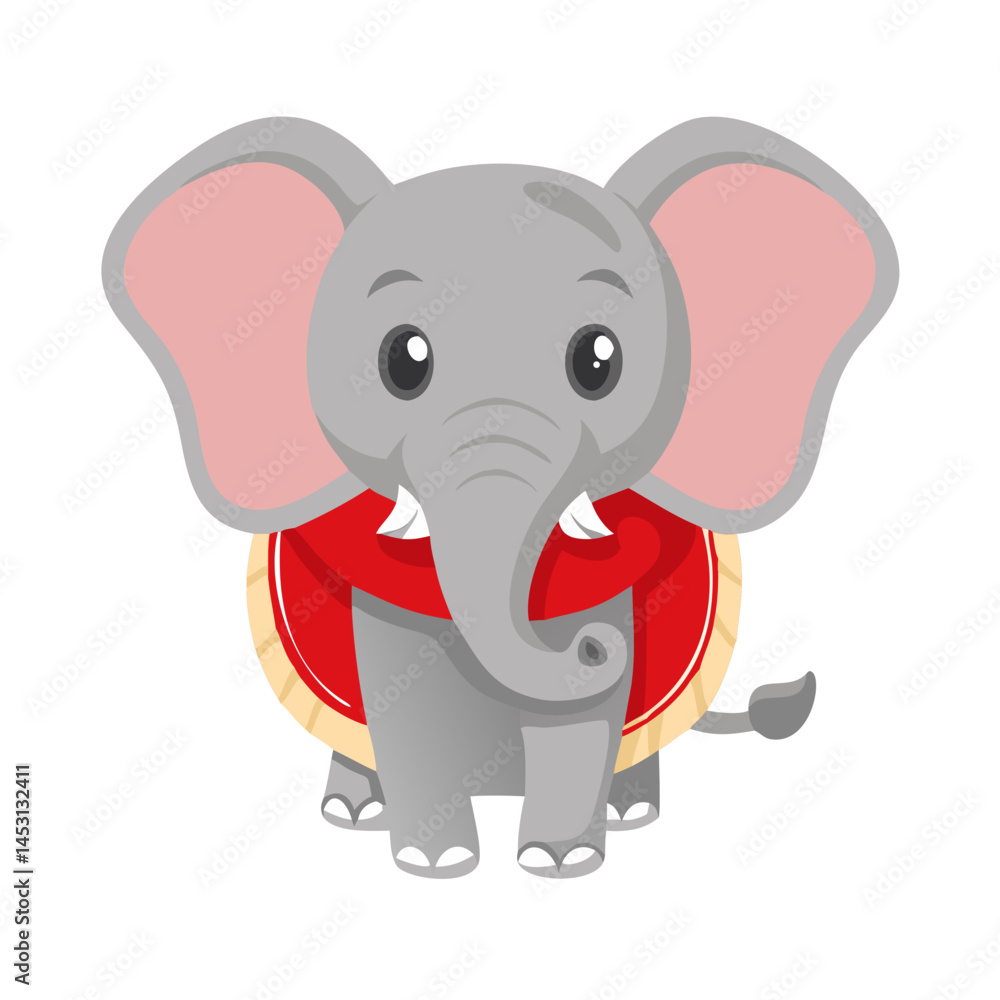 Naklejka premium Elephant: The Majestic Giant of the Animal Kingdom