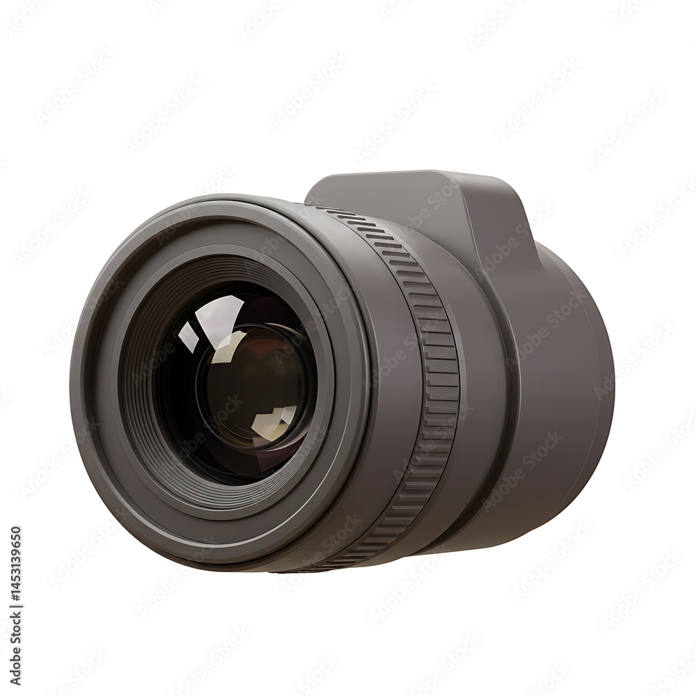 Professional DSLR lens with realistic detail Professional DSLR lens with realistic detail