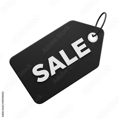3d sale icon isolated