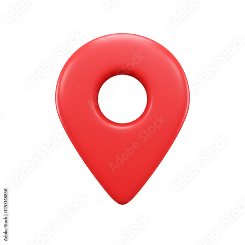 3d marker logo isolated