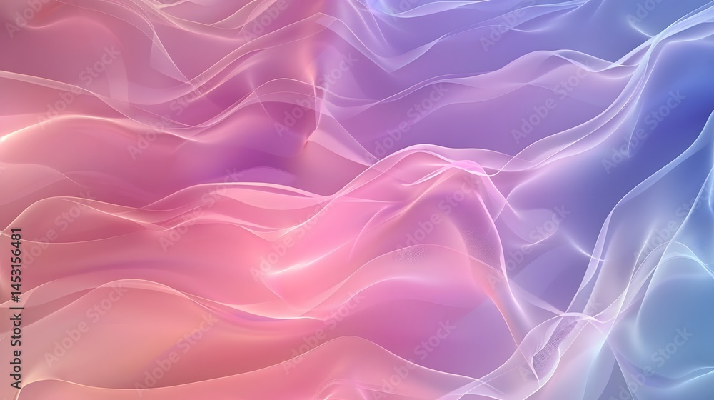 Fototapeta premium Abstract Gradient: An abstract gradient background with soft blending colors, providing a modern and dynamic backdrop for tech products. 