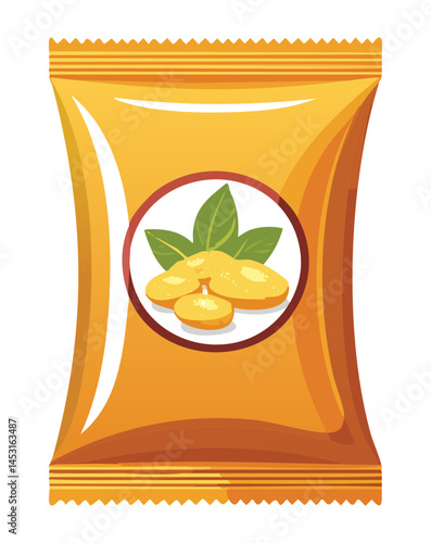 vector illustration of a bean