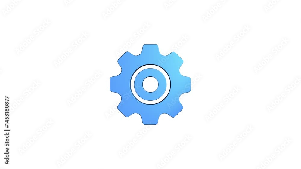 3D rendering rotating gear mechanism wheel for teamwork success and technology concept. gears 4k animation on black, white, blue and green background 3D rendering rotating gear mechanism wheel for teamwork success and technology concept. gears 4k animation on black, white, blue and green background