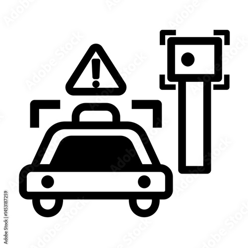 traffic Line Icon