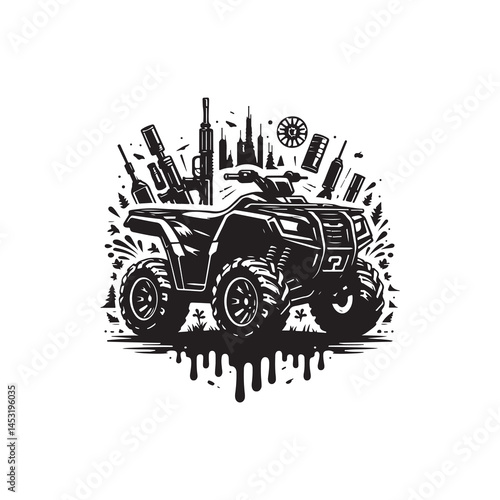 ATV (All-Terrain Vehicle) vector (3).eps