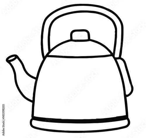 kettle isolated on white background