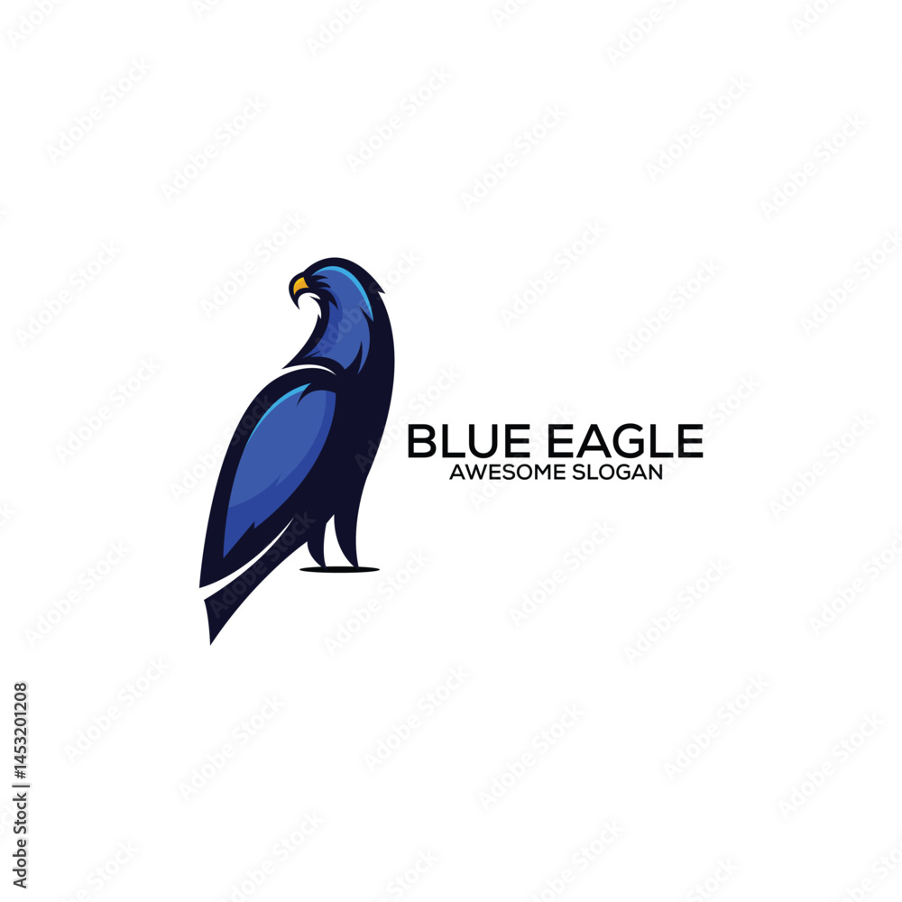 Obraz premium eagle mascot logo design