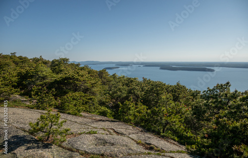 View of the Atlantic from Champlain Mountain