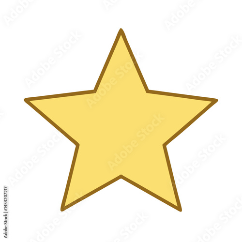 Shining Star Illuminating the Night Sky, Symbolizing Hope and Dreams