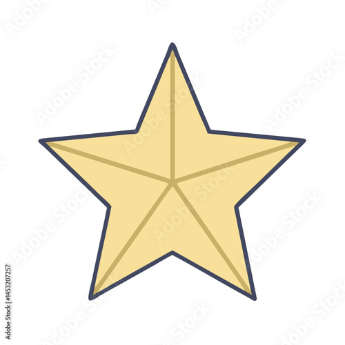 Shining Star Illuminating the Night Sky, Symbolizing Hope and Dreams