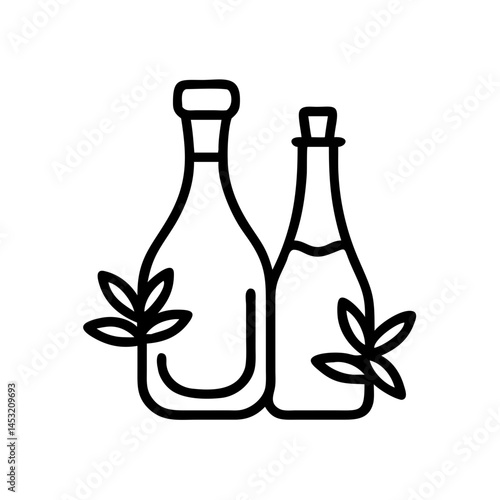 vinegar and oil