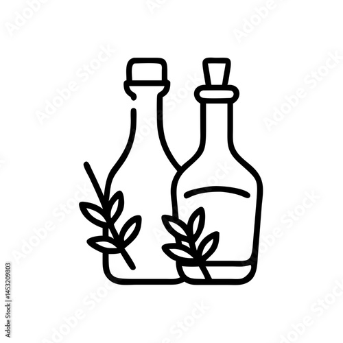 vinegar and oil