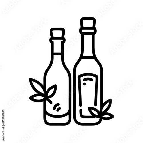 vinegar and oil