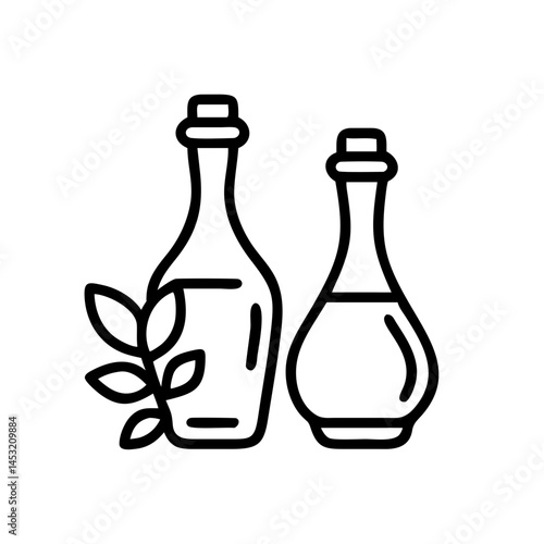 vinegar and oil