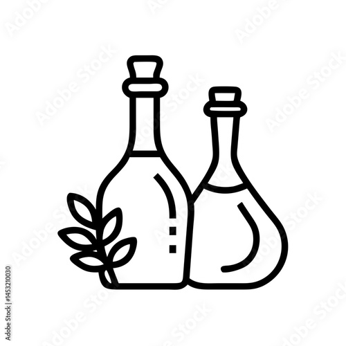 vinegar and oil