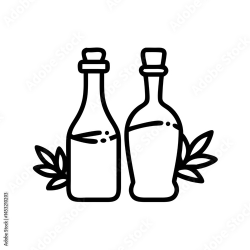 vinegar and oil