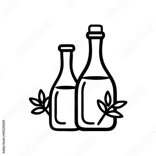vinegar and oil