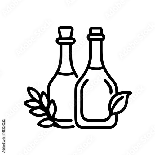 vinegar and oil