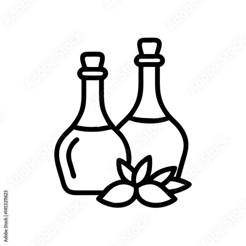 vinegar and oil