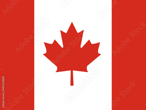 SVG icon of the Canada flag, ideal for representing Canadian identity, pride, and culture in digital, print, or web design.


