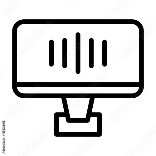 voice recognition Line Icon