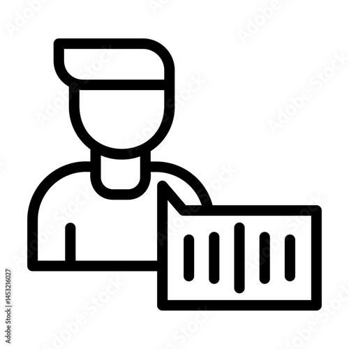 voice command Line Icon