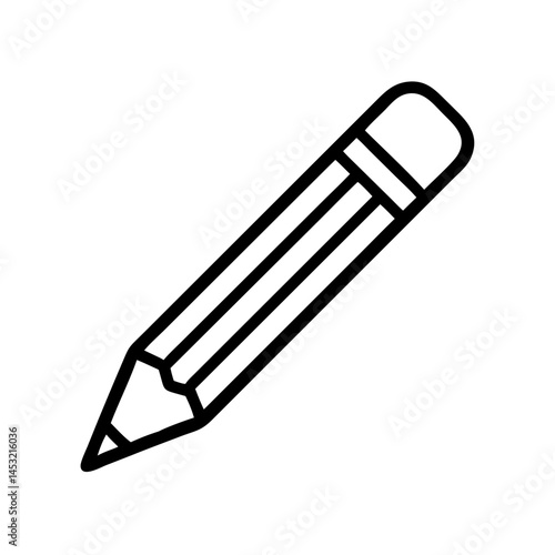Pencil icons symbolize creativity and artistic expression. Essential for drawing, writing, and educational themes, these designs reflect the art of communication through simple tools.