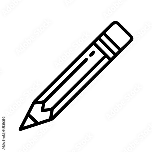 Pencil icons symbolize creativity and artistic expression. Essential for drawing, writing, and educational themes, these designs reflect the art of communication through simple tools.