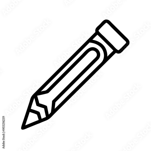 Pencil icons symbolize creativity and artistic expression. Essential for drawing, writing, and educational themes, these designs reflect the art of communication through simple tools.