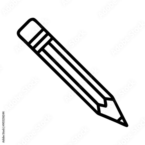 Pencil icons symbolize creativity and artistic expression. Essential for drawing, writing, and educational themes, these designs reflect the art of communication through simple tools.