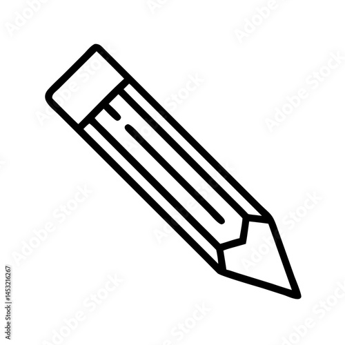 Pencil icons symbolize creativity and artistic expression. Essential for drawing, writing, and educational themes, these designs reflect the art of communication through simple tools.