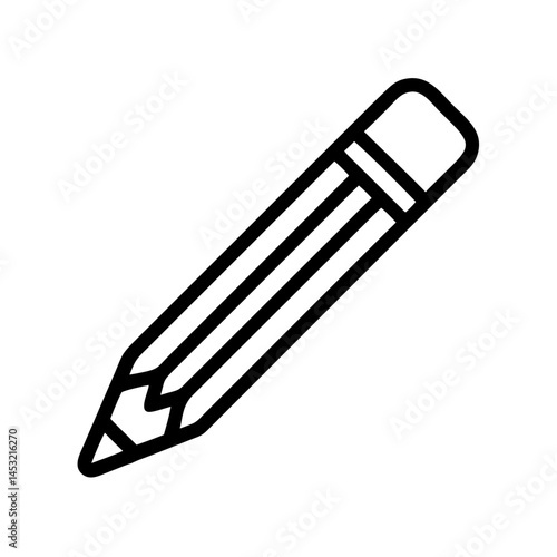 Pencil icons symbolize creativity and artistic expression. Essential for drawing, writing, and educational themes, these designs reflect the art of communication through simple tools.