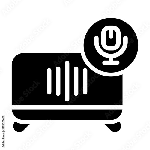 smart tv Solid icon