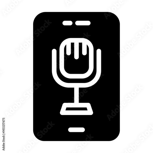 voice recorder Solid icon