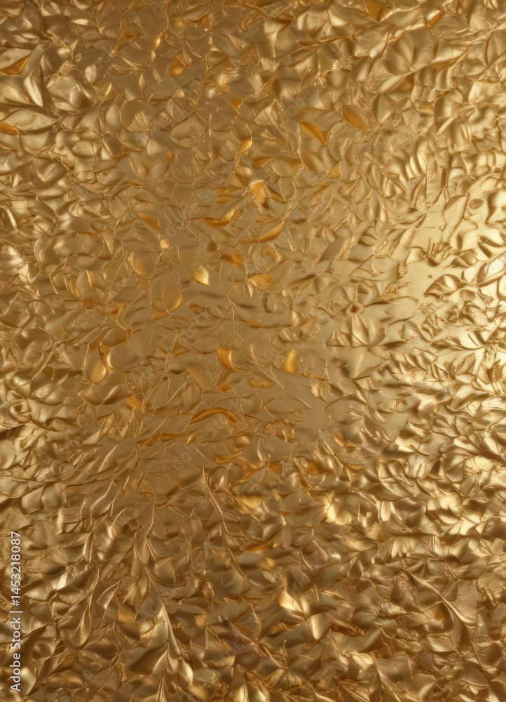 Intricate gold leaf texture, shimmering metallic sheen, elegant, wallpaper Intricate gold leaf texture, shimmering metallic sheen, elegant, wallpaper