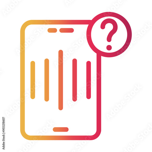 voice command Line Gradient Icon