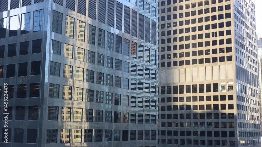 Shadows Passing Skyscrapers At Dusk Shadows Passing Skyscrapers At Dusk
