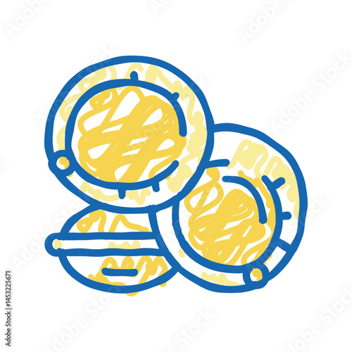 amaranth seed icon doodle illustration