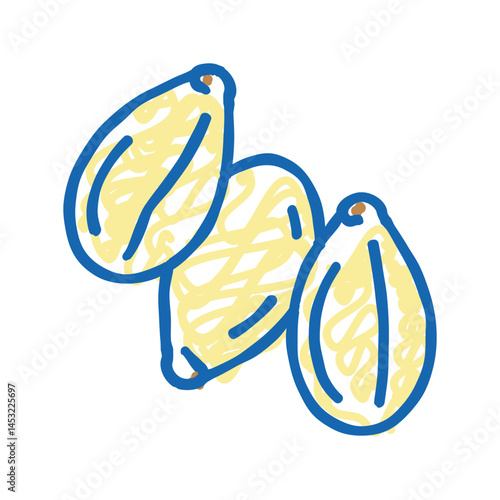 sesame seed icon doodle illustration