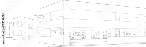 3D illustration of city and urban in Minneapolis Minneapolis USA