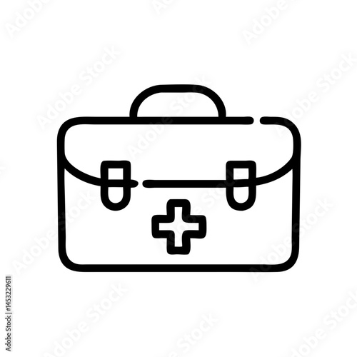 Icon of a doctorchest / first aid kit