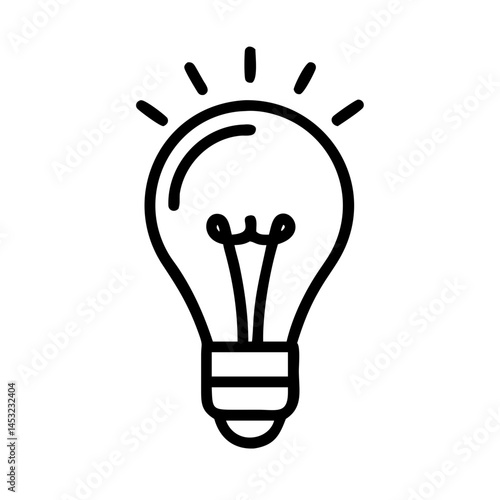 Icon of a Light Bulb
