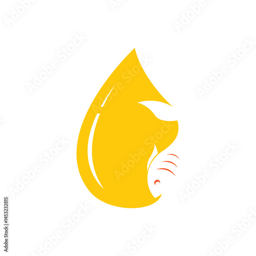 fish oil icon design vector